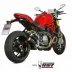 Mivv Ducati Monster 1200 17 - 2021 Terminali Di Scarico Moto Marmitte MK3 Carbonio Racing