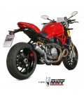 Mivv Ducati Monster 1200 17 - 2021 Terminali Di Scarico Moto Marmitte MK3 Inox Racing