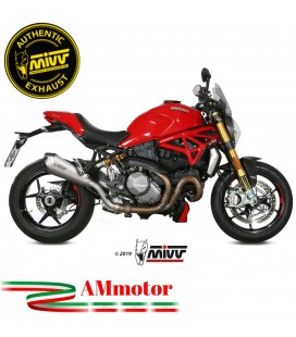 Mivv Ducati Monster 1200 17 - 2021 Terminale Di Scarico Moto Marmitta Delta Race Inox