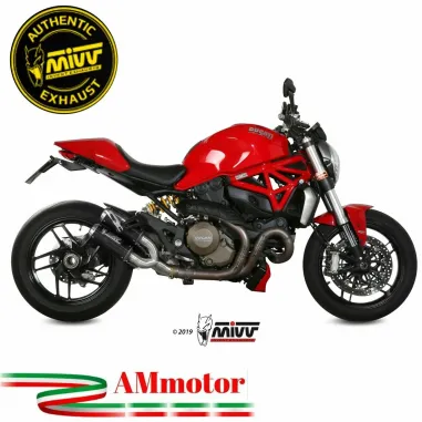 Mivv Ducati Monster 1200 / S 14 - 2016 Terminali Di Scarico Moto Marmitte Mk3 Carbonio