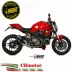 Mivv Ducati Monster 1200 / S 14 - 2016 Terminali Di Scarico Moto Marmitte Mk3 Carbonio
