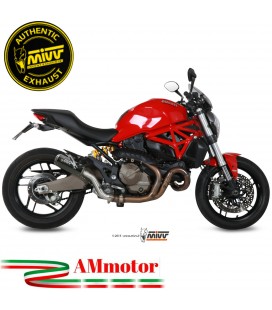 Mivv Ducati Monster 1200 / S 14 - 2016 Terminale Di Scarico Moto Marmitta Mk3 Carbonio
