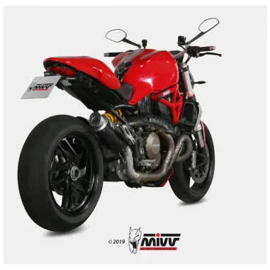 Mivv Ducati Monster 1200 / S 14 - 2016 Terminale Di Scarico Moto Marmitta Gp Pro Carbonio