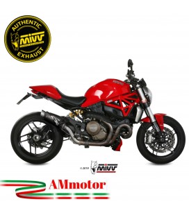Mivv Ducati Monster 1200 / S 14 - 2016 Terminale Di Scarico Moto Marmitta Gp Pro Inox Nero