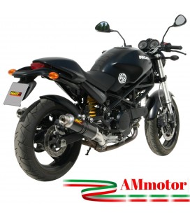 Mivv Ducati Monster 695 06 - 2008 Terminali Di Scarichi Moto Marmitte Gp Carbonio