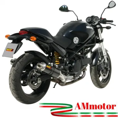 Mivv Ducati Monster 695 06 - 2008 Terminali Di Scarichi Moto Marmitte Gp Carbonio
