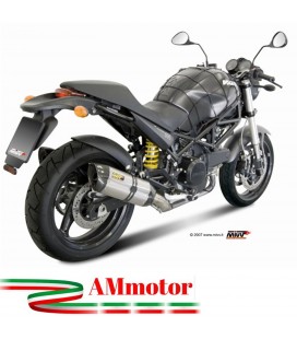 Mivv Ducati Monster 695 06 - 2008 Terminali Di Scarichi Moto Marmitte Suono Inox