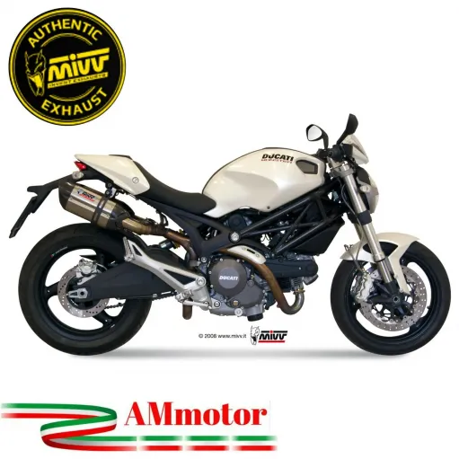 Mivv Ducati Monster 696 Terminali Di Scarico Moto Marmitte Suono Inox