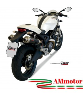 Mivv Ducati Monster 696 Terminali Di Scarico Moto Marmitte GP Carbonio