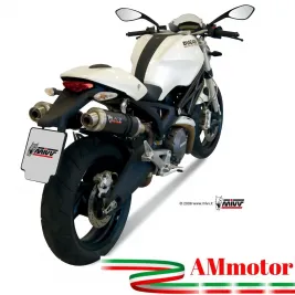 Mivv Ducati Monster 696 Terminali Di Scarico Moto Marmitte GP Carbonio