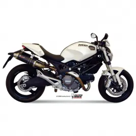 Mivv Ducati Monster 696 Terminali Di Scarico Moto Marmitte GP Carbonio 2