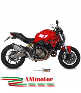 Mivv Ducati Monster 821 14 - 2017 Terminale Di Scarico Moto Marmitta Suono Inox