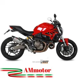 Mivv Ducati Monster 821 14 - 2017 Terminale Di Scarico Moto Marmitta Suono Inox