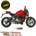 Mivv Ducati Monster 821 18 - 2020 Terminali Di Scarico Moto Marmitte Mk3 Carbonio