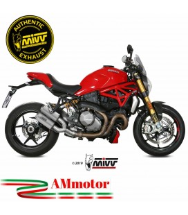 Mivv Ducati Monster 821 18 - 2020 Terminali Di Scarico Moto Marmitte Mk3 Inox