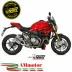 Mivv Ducati Monster 821 18 - 2020 Terminali Di Scarico Moto Marmitte Mk3 Inox