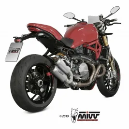 Mivv Ducati Monster 821 18 - 2020 Terminali Di Scarico Moto Marmitte Mk3 Inox 2