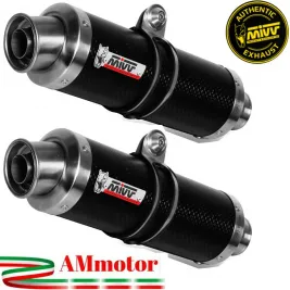 Mivv Ducati Monster S4R 03 - 2005 Terminali Di Scarichi Moto Marmitte Gp Carbonio