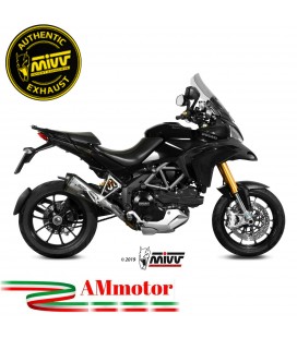 Mivv Ducati Multistrada 1200 10 - 2014 Terminale Di Scarico Moto Marmitta Delta Race Inox