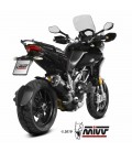 Mivv Ducati Multistrada 1200 10 - 2014 Terminale Di Scarico Moto Marmitta Delta Race Inox Nero