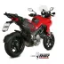 Mivv Ducati Multistrada 1200 15 - 2017 Terminale Di Scarico Moto Marmitta Suono Inox Nero