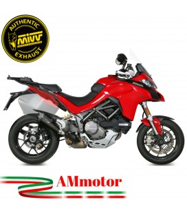 Mivv Ducati Multistrada 1260 18 - 2020 Terminale Di Scarico Moto Marmitta Delta Race Inox Nero