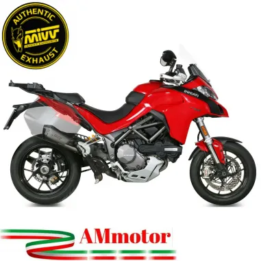 Mivv Ducati Multistrada 1260 18 - 2020 Terminale Di Scarico Moto Delta Race Inox Collettore No Kat Racing