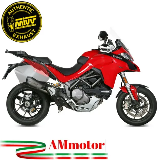 Mivv Ducati Multistrada 1260 18 - 2020 Terminale Di Scarico Moto Delta Race Inox Collettore No Kat Racing