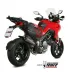 Mivv Ducati Multistrada 1260 18 - 2020 Terminale Di Scarico Moto Delta Race Inox Collettore No Kat Racing