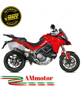 Mivv Ducati Multistrada 1260 18 - 2020 Terminale Di Scarico Moto Delta Race Nero Collettore No Kat Racing
