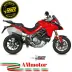 Mivv Ducati Multistrada 1260 18 - 2020 Terminale Di Scarico Moto Suono Inox Nero Collettore No Kat Racing