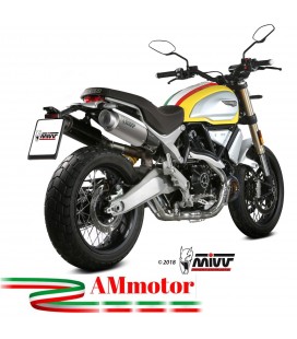 Mivv Ducati Scrambler 1100 18 - 2020 Terminale Di Scarico Moto Marmitta GP Pro Titanio