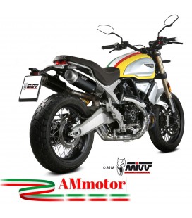 Mivv Ducati Scrambler 1100 18 - 2020 Terminale Di Scarico Moto Marmitta GP Pro Inox Nero