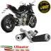 Mivv Ducati Streetfighter V4 Terminali Di Scarico Per Moto 2 Slip-On X-M1 Inox Nero