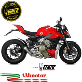 Mivv Ducati Streetfighter V4 Terminali Di Scarico Per Moto 2 Slip-On X-M1 Titanio 2