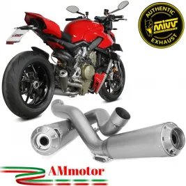 Mivv Ducati Streetfighter V4 Terminali Di Scarico Per Moto 2 Slip-On X-M1 Titanio