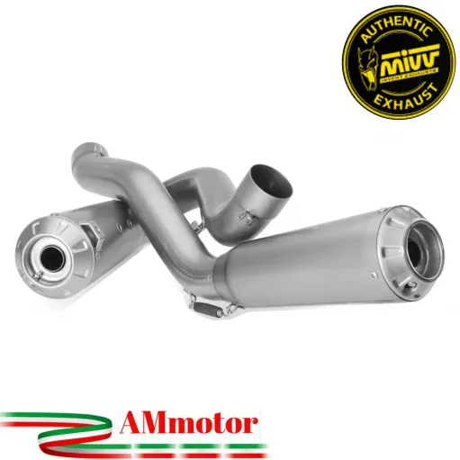 Mivv Ducati Streetfighter V4 Terminali Di Scarico Per Moto 2 Slip-On X-M1 Titanio