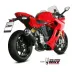 Mivv Ducati Supersport 939 / R Terminale Di Scarico Moto Marmitta Delta Race Inox Nero