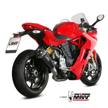 Mivv Ducati Supersport 939 / R Terminale Di Scarico Moto Marmitta Delta Race Carbonio