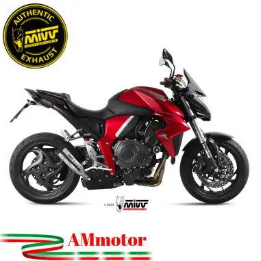 Mivv Honda Cb 1000 R 08 - 2017 Terminale Di Scarico Moto Marmitta Double Gun Inox