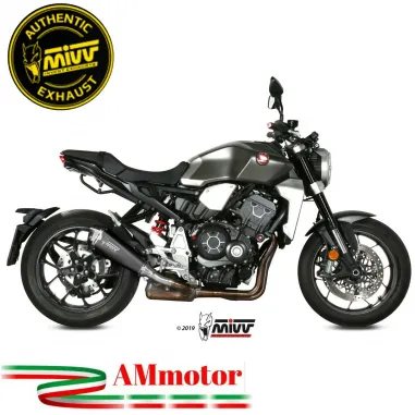 Mivv Honda Cb 1000 R 18 - 2024 Terminale Di Scarico Moto Marmitta Delta Race Inox Nero