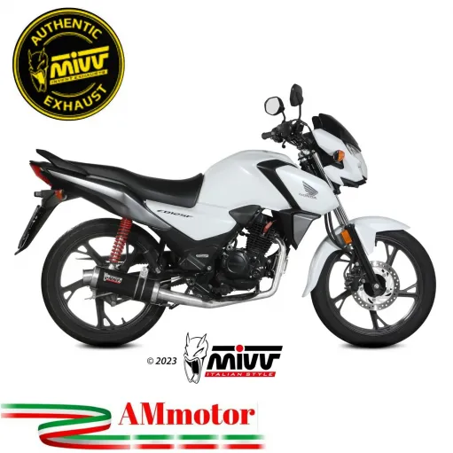 Scarico Completo Mivv Honda CB 125 F Moto Terminale GP Inox Nero
