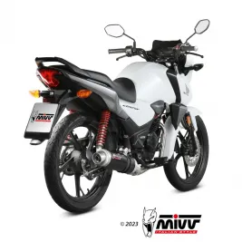 Scarico Completo Mivv Honda CB 125 F Moto Terminale GP Inox Nero 2