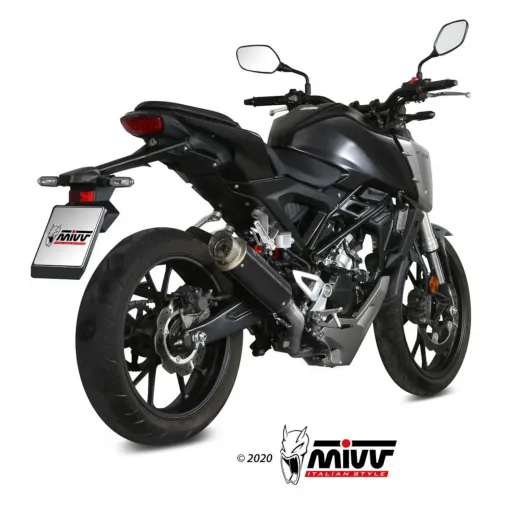 Scarico Completo Mivv Honda CB 125 R 18 - 2020 Moto Terminale GP Pro Inox Nero