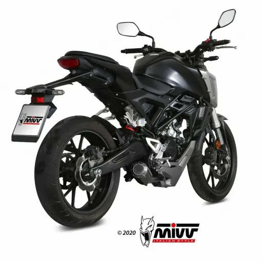 Scarico Completo Mivv Honda CB 125 R 18 - 2020 Moto Terminale MK3 Carbonio