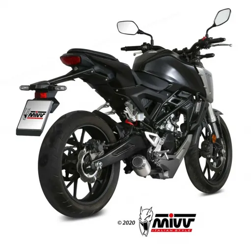 Scarico Completo Mivv Honda CB 125 R 18 - 2020 Moto Terminale MK3 Inox