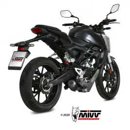 Scarico Completo Mivv Honda CB 125 R 18 - 2020 Moto Terminale MK3 Inox Nero 2