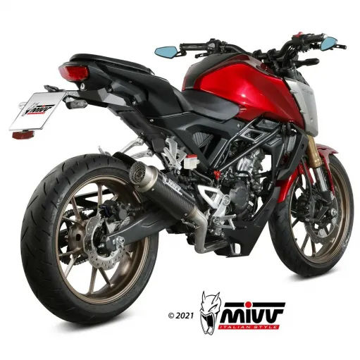 Scarico Completo Mivv Honda CB 125 R 21 - 2024 Moto Terminale GP Pro Carbonio