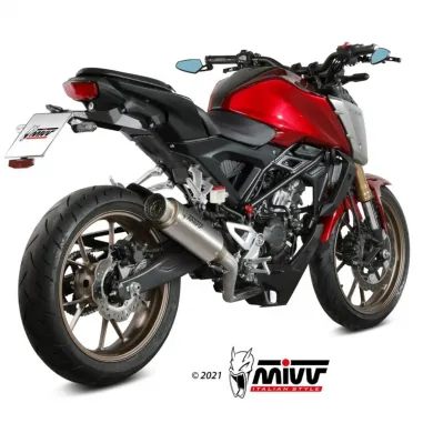 Scarico Completo Mivv Honda CB 125 R 21 - 2024 Moto Terminale GP Pro Titanio