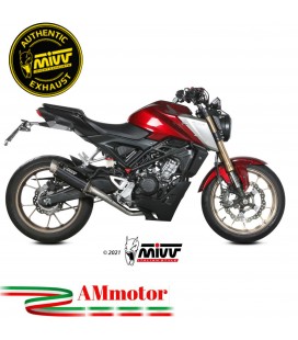Scarico Completo Mivv Honda CB 125 R 21 - 2024 Moto Terminale GP Pro Inox Nero